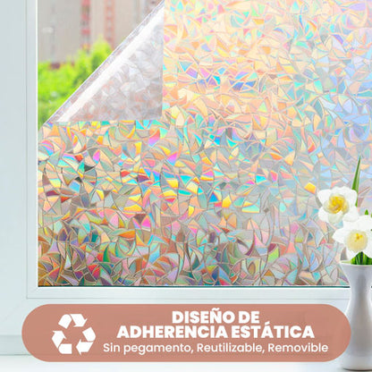 Filme arcoíris para ventanas🌈