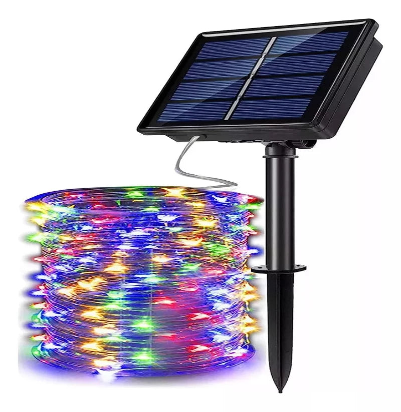 LUCES SOLARES NAVIDEÑAS 🎄✨️🎅 ¡Ilumina tu Navidad con 10 metros de magia!