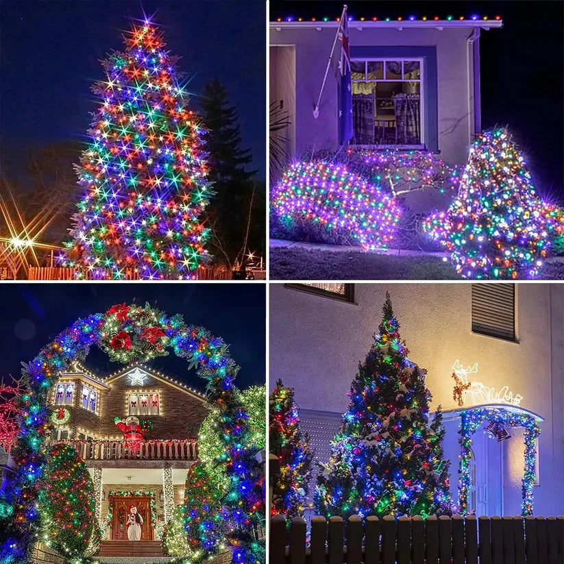 LUCES SOLARES NAVIDEÑAS 🎄✨️🎅 ¡Ilumina tu Navidad con 10 metros de magia!